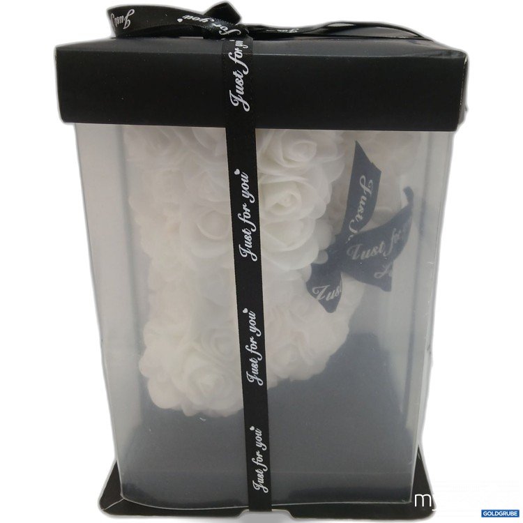 Artikel Nr. 952296 Artikel Nr. 952296: Rosenbär weiss in Geschenkbox ca 20cm