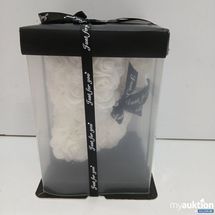 Artikel Nr. 952296 Artikel Nr. 952296: Rosenbär weiss in Geschenkbox ca 20cm