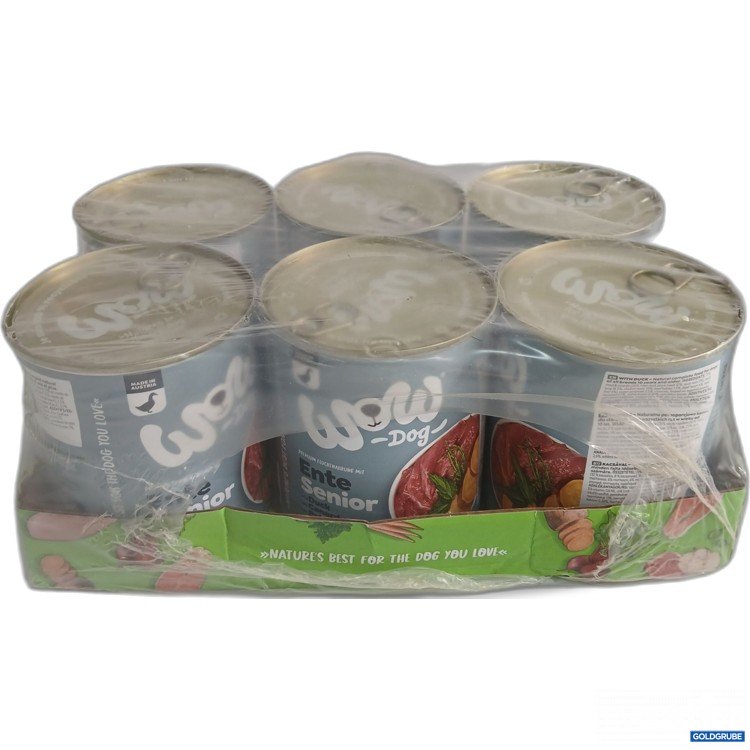 Artikel Nr. 959296: Wow Hundefutter Senior Ente 6x800g 