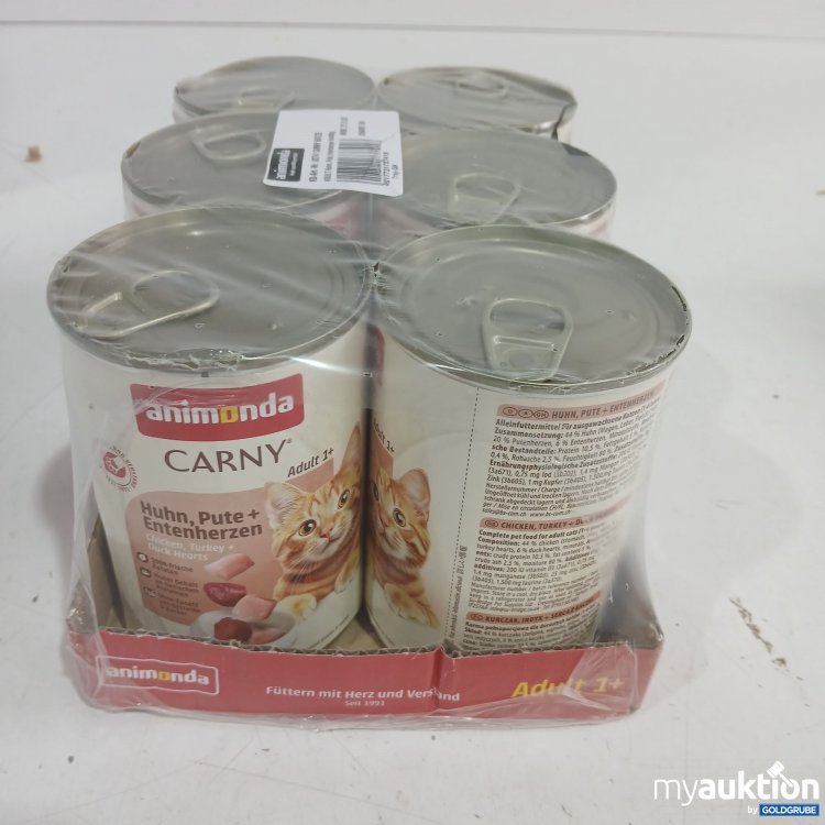 Artikel Nr. 985296: Animonda Carny Katzenfutter Adult 1+ Huhn, Pute & Entenherzen 6x400g