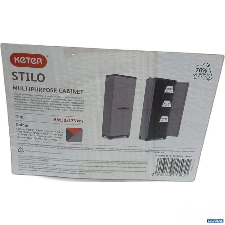 Artikel Nr. 996296 Artikel Nr. 996296: Keter Stilo Multipurpose Cabinet 68x39x173cm