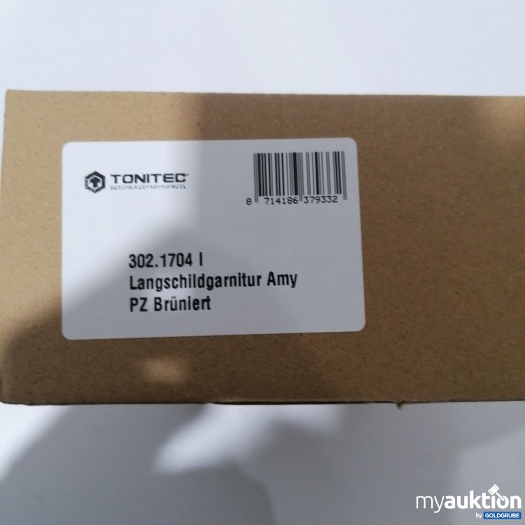 Artikel Nr. 441297: Tonitec Langschildgarnitur Amy PZ Brüniert 302 1704