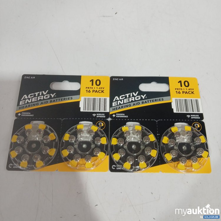 Artikel Nr. 524297 Artikel Nr. 524297: Activ Energy Hearing Aid Batteries 10 PR70 16Pack