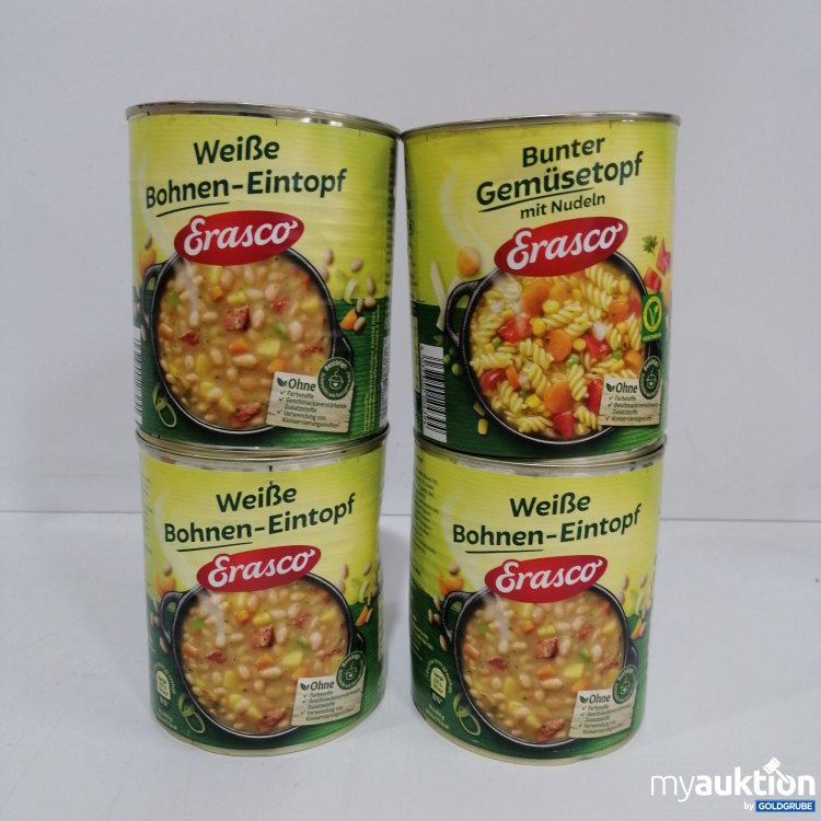 Artikel Nr. 844297 Artikel Nr. 844297: Erasco 3x Bohneneintopf und 1x Gemüseeintopf je 800ml