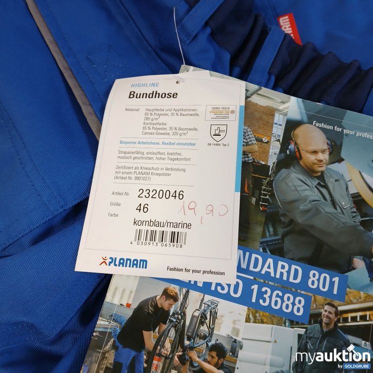 Artikel Nr. 908297: Planam Bundhose