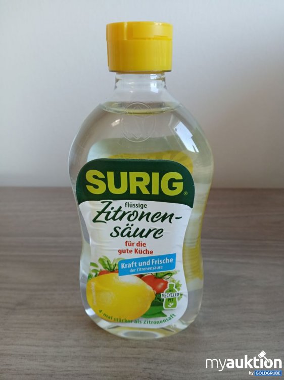 Artikel Nr. 929297: SURIG flüssige Zitronensäure 390ml