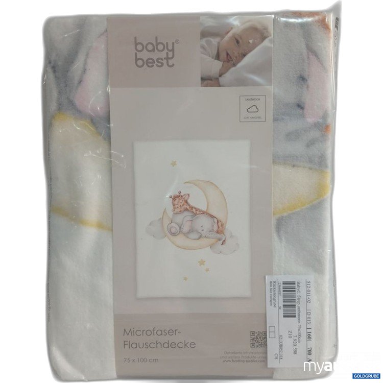 Artikel Nr. 939297: baby best Microfaser-Flauschdecke 75x100 cm