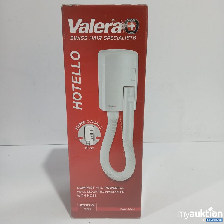 Artikel Nr. 964297: Valera Compact and Powerful Wall Mounted Hairdryer with Hose 