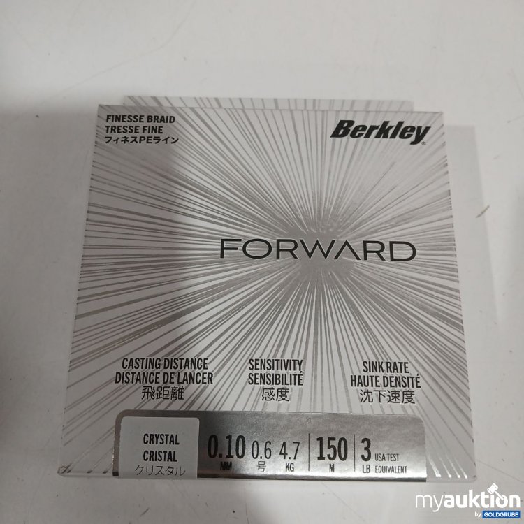 Artikel Nr. 442298: Berkley Forward Finesse Braid Crystal 150m 0,10mm 4,7kg