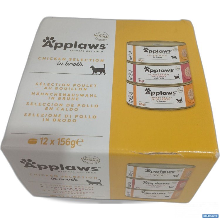 Artikel Nr. 460298 Artikel Nr. 460298: Applaws Chicken Selection in broth 12x156g