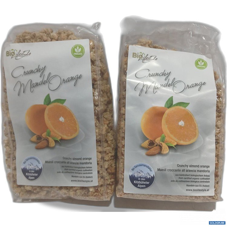 Artikel Nr. 462298 Artikel Nr. 462298: Bio Lifestyle Crunchy Mandel Orange 2x375g