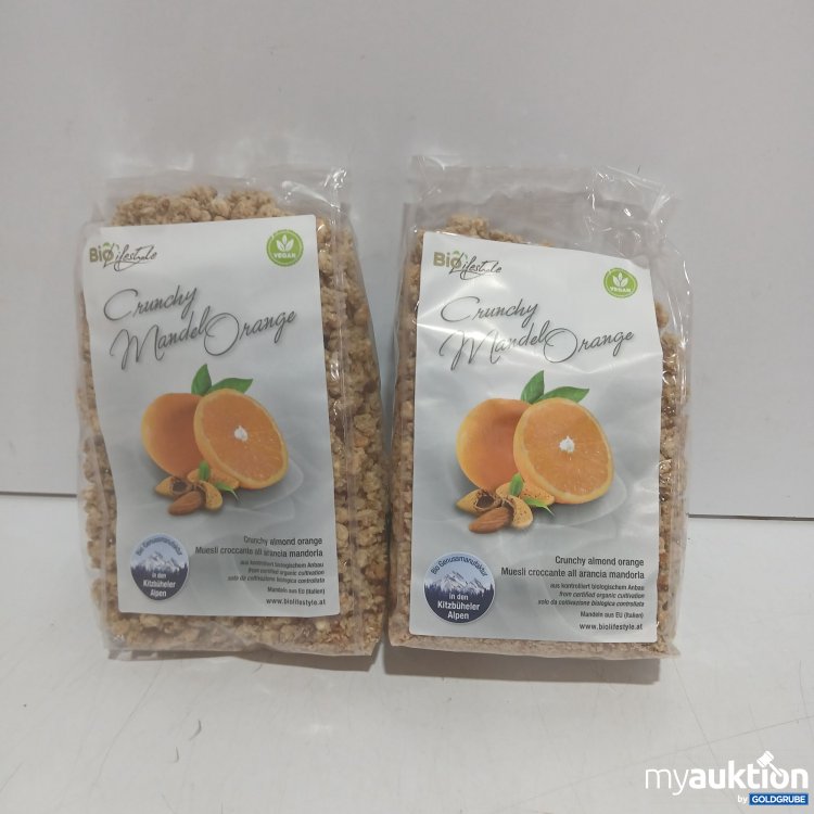 Artikel Nr. 462298 Artikel Nr. 462298: Bio Lifestyle Crunchy Mandel Orange 2x375g