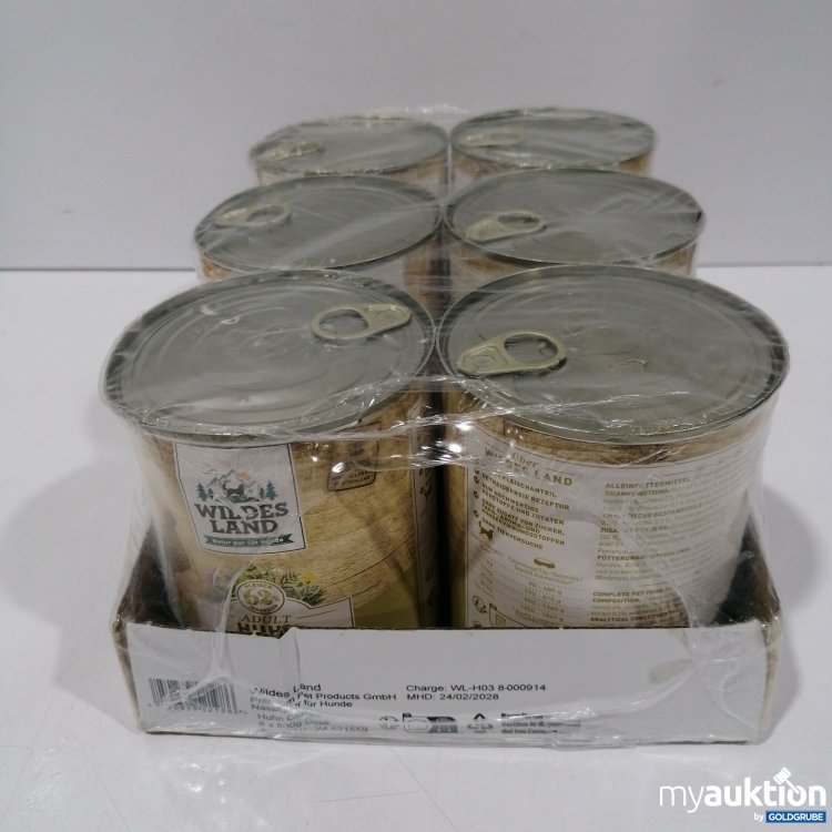 Artikel Nr. 891298: Wildes Land Adult Huhn 6x800g