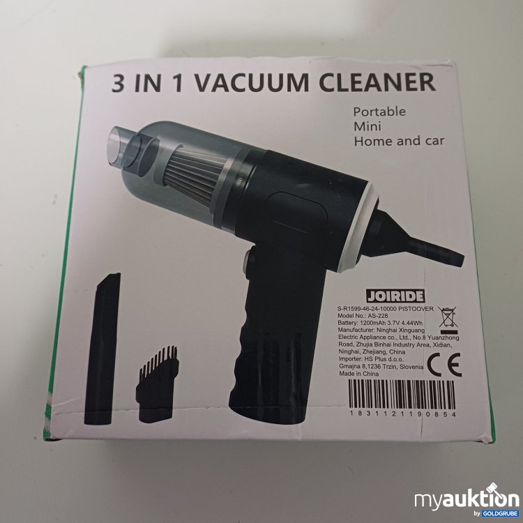 Artikel Nr. 917298 Artikel Nr. 917298: JOIRIDE 3-in-1 Mini-Staubsauger, Modell AS-228