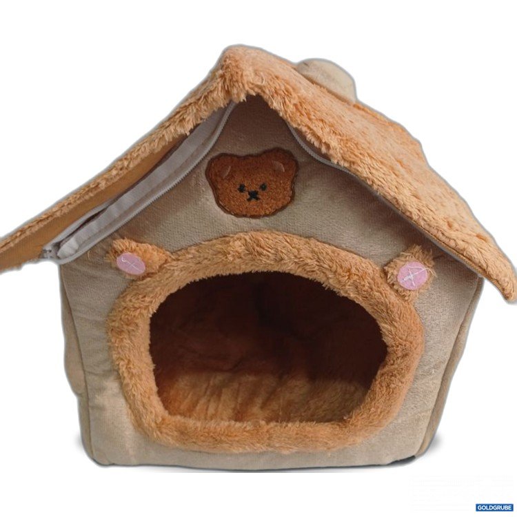 Artikel Nr. 933298: Tierhaus Bärenmotiv 34x36cm Plüsch