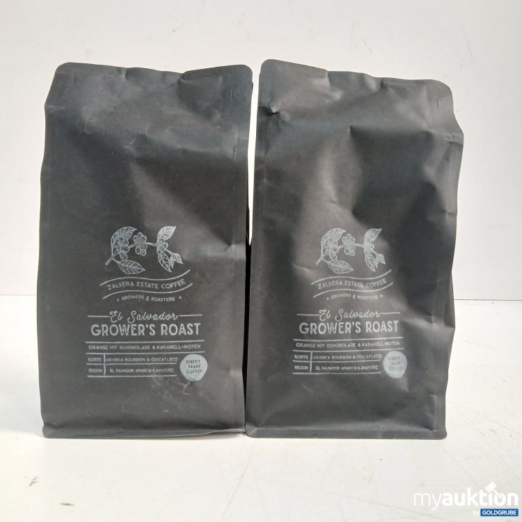 Artikel Nr. 938298 Artikel Nr. 938298: Zalvera 2 x 500 g Estate Coffee Grower's Roast Arabica Bourbon & Cicatyleco