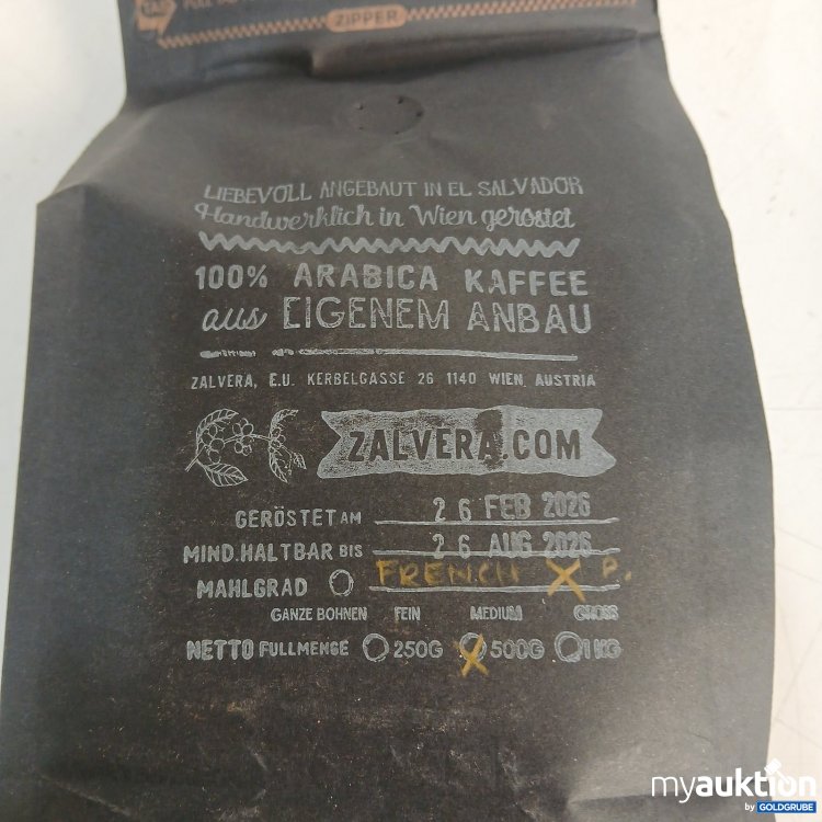Artikel Nr. 938298 Artikel Nr. 938298: Zalvera 2 x 500 g Estate Coffee Grower's Roast Arabica Bourbon & Cicatyleco