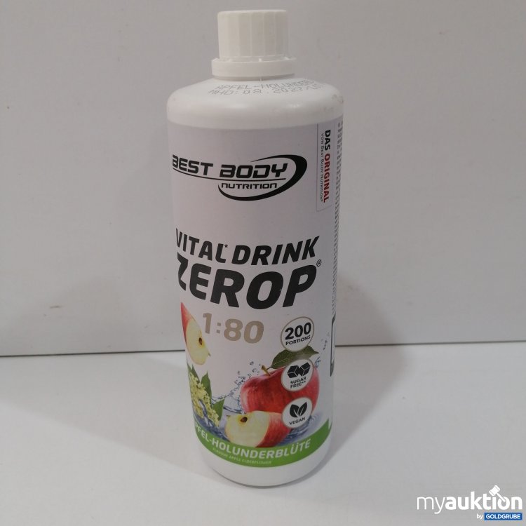 Artikel Nr. 951298: Best Body Vital Drink Zerop Apfel-Holunderblüte 1L