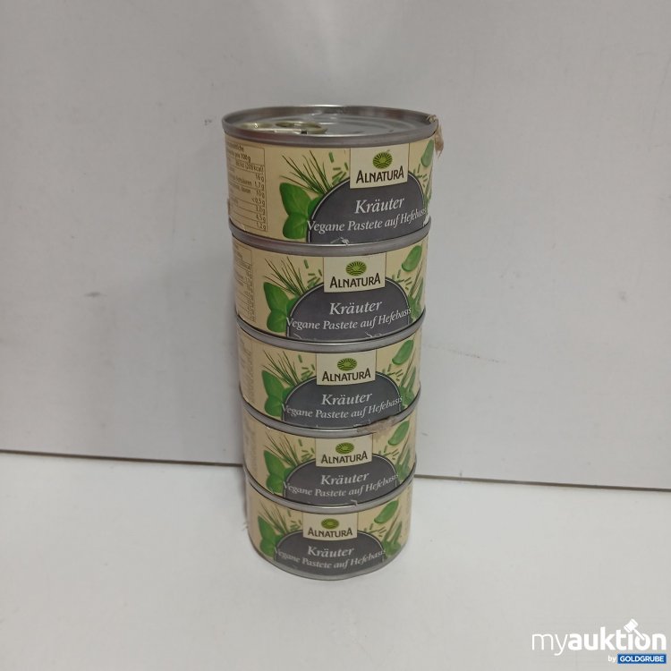 Artikel Nr. 953298: Alnatura Kräuter Vegane Pastete auf Hefebasis 5×125G