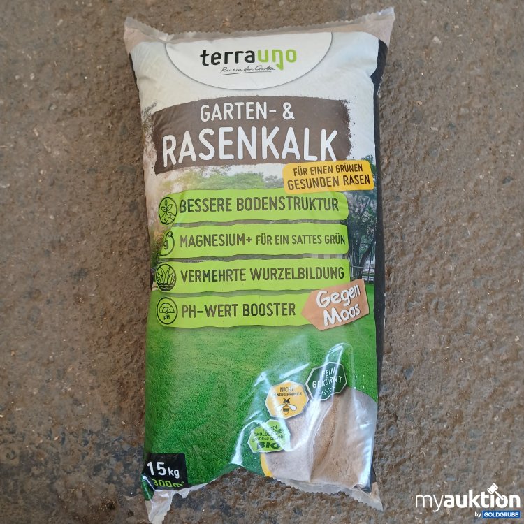 Artikel Nr. 956298: Terrauno Garten &Rasenkalk 15kg 