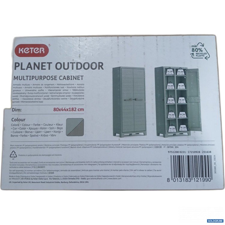 Artikel Nr. 990298: Keter Planet outdoor Multipurpose Cabinet 80x44x182cm 