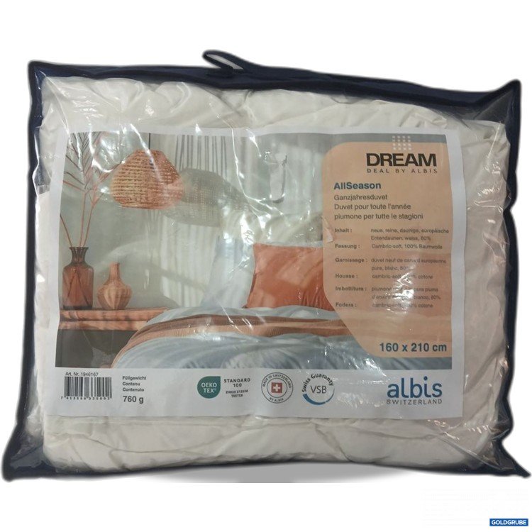 Artikel Nr. 447299 Artikel Nr. 447299: albis Dream AllSeason Ganzjahresduvet 160 x 210 cm 760g