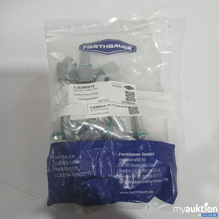 Artikel Nr. 526299: Fierthbauer Armatur B-Serie PN450 FJ93B0810 DKJ 7/8