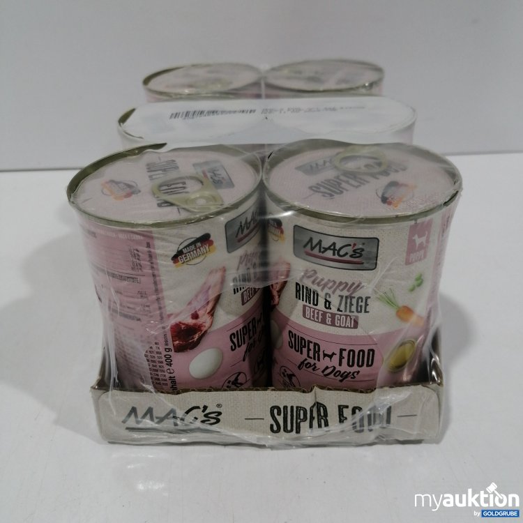 Artikel Nr. 891299: Macs Dog Puppy Rind&Ziege 6x400g