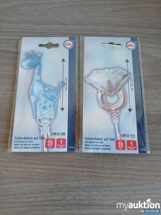 Artikel Nr. 929299 Artikel Nr. 929299: tib Folien-Ballon auf Stab Giraffe 35 cm