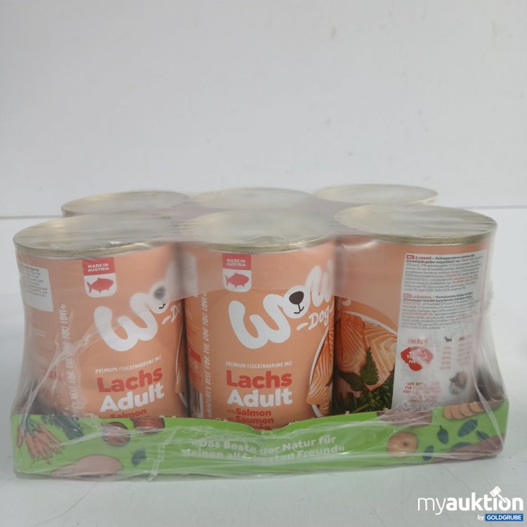Artikel Nr. 959299: Wow Adult Hundefutter Lachs 6x400g 