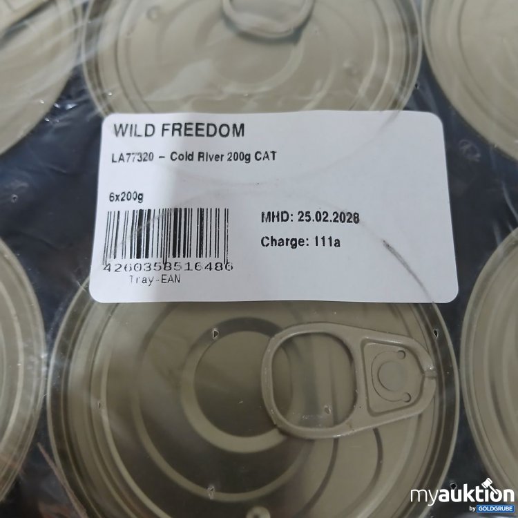 Artikel Nr. 978299: WILD FREEDOM Cold River Katzenfutter 6x200 g