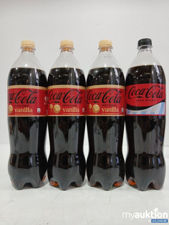Artikel Nr. 997299 Artikel Nr. 997299: COCA COLA 3x Vanilla Zero je 1,25l & 1x COCA COLA ZERO 1,25l