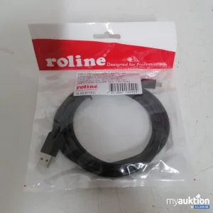 Auktion Roline USB 2.0 Mini Kabel 5pin 1,8m Schwarz 