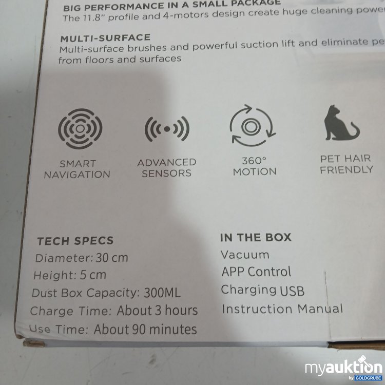 Artikel Nr. 443300 Artikel Nr. 443300: Smart Robotic 3in1 Vacuum Cleaner