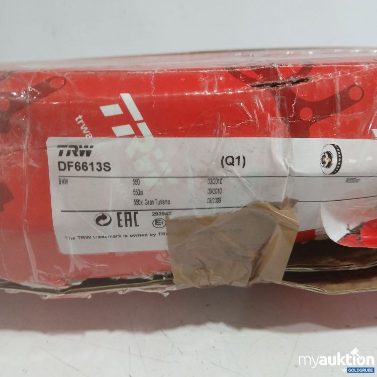Artikel Nr. 461300: TRW Bremsscheibe DF6613S 