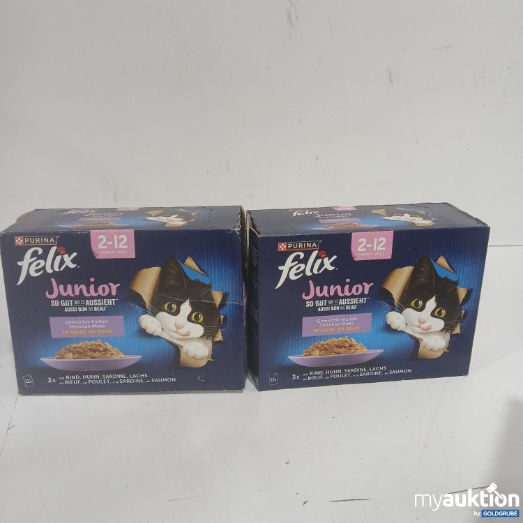 Artikel Nr. 477300 Artikel Nr. 477300: Purina Felix Junior Katzenfutter 12x85g