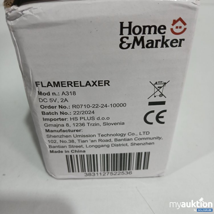 Artikel Nr. 818300 Artikel Nr. 818300: Home & Marker Flamerelaxer A318