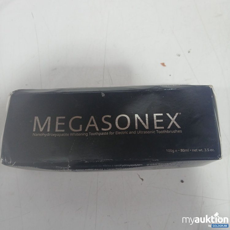 Artikel Nr. 870300 Artikel Nr. 870300: Megasonex Nanohydroxyapatite Whitening Toothpaste for Electric and Ultrasonic Toothbrushes 100g