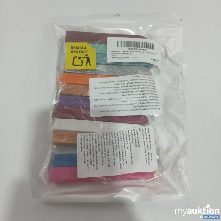 Artikel Nr. 879300: 16 Stück Antike Siegelwachsstäbe