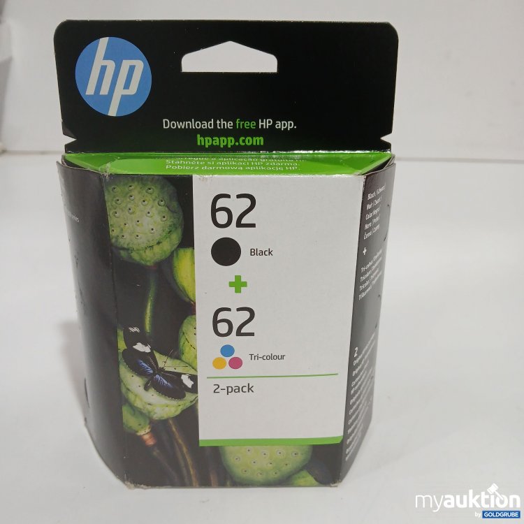 Artikel Nr. 893300: Hp Druckerpatrone 62 schwarz + Tricolour 2Pack 