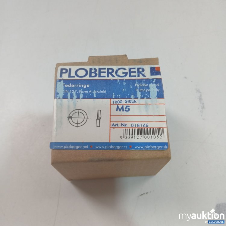Artikel Nr. 902300: Ploberger Federringe DIN 127, Form A, verzinkt M5 1000 Stück 018166
