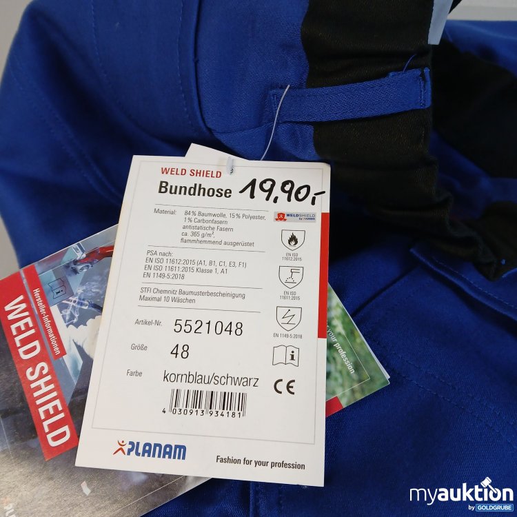 Artikel Nr. 908300: Planam Bundhose