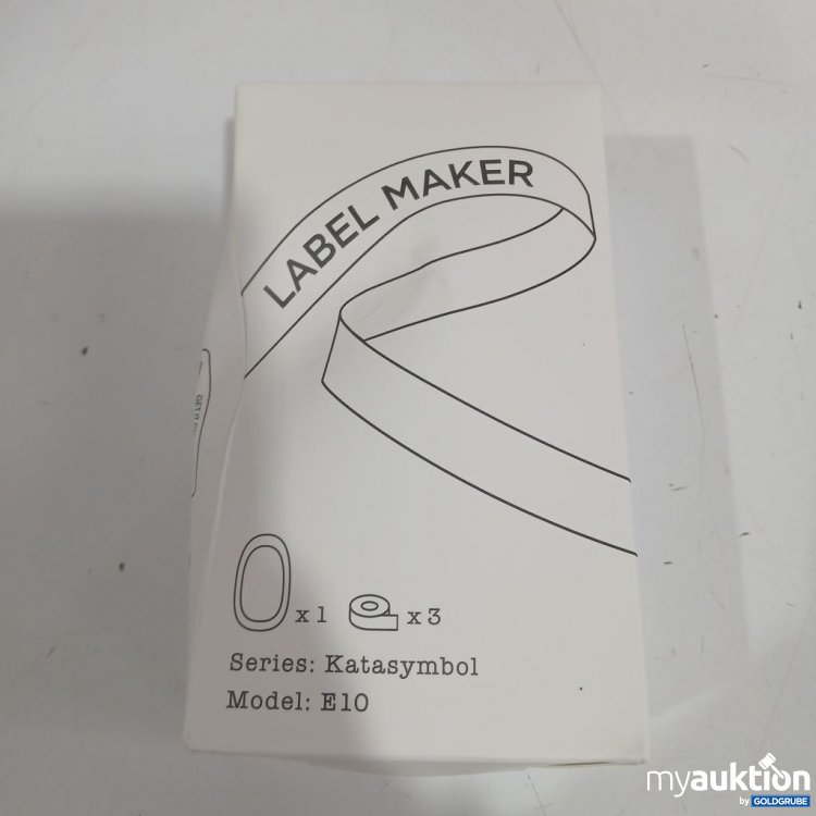 Artikel Nr. 912300: Label Maker Katasymbol E10