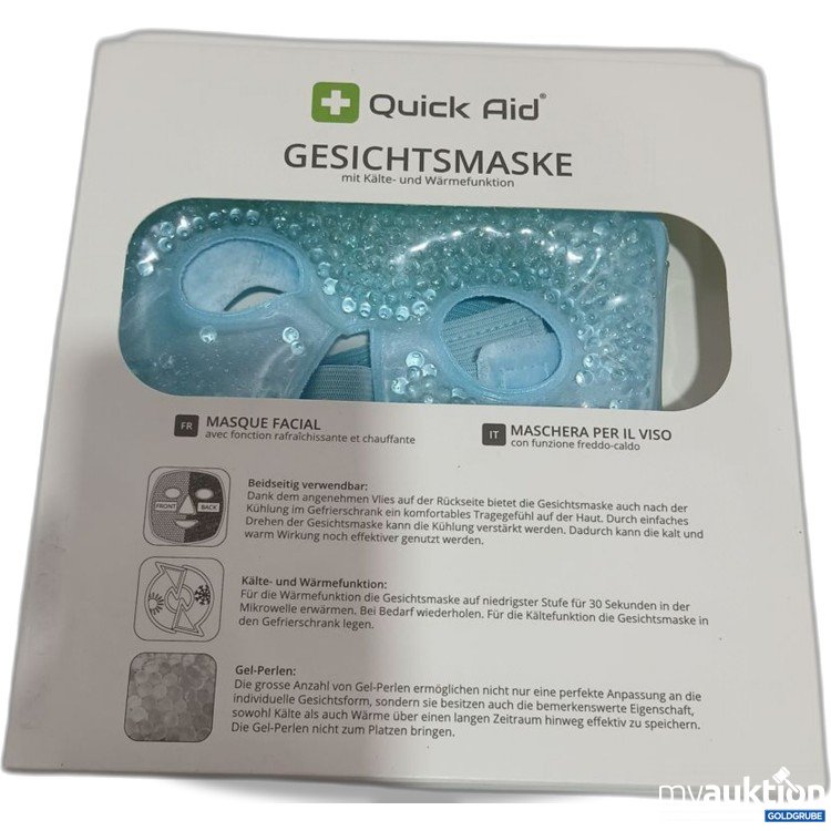Artikel Nr. 921300: Quick Aid Gesichtsmaske mit Kälte- und Wärmefunktion