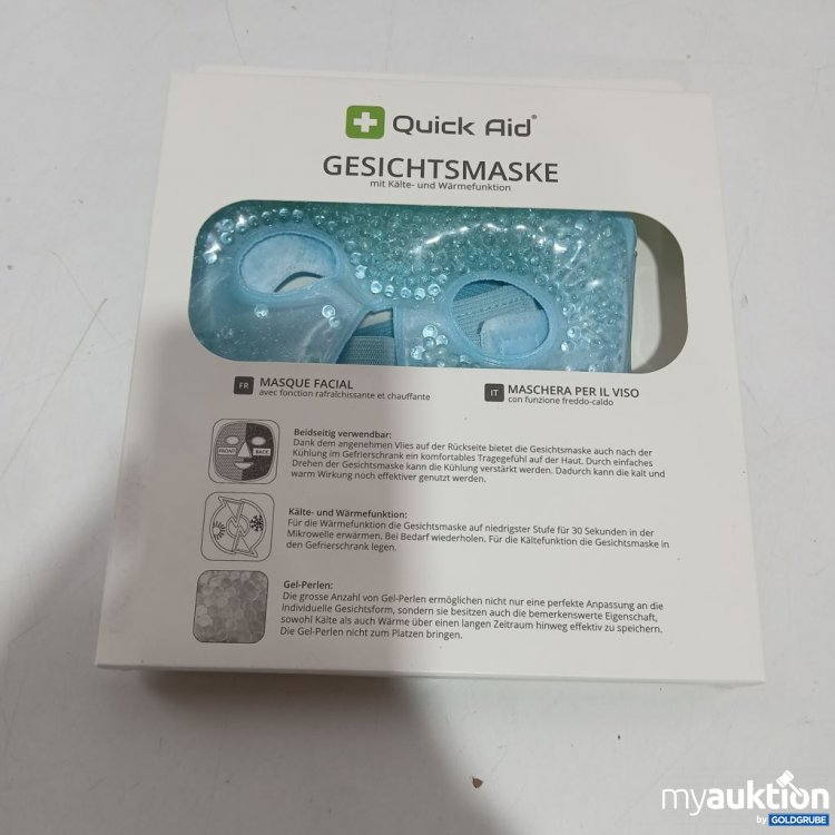 Artikel Nr. 921300: Quick Aid Gesichtsmaske mit Kälte- und Wärmefunktion