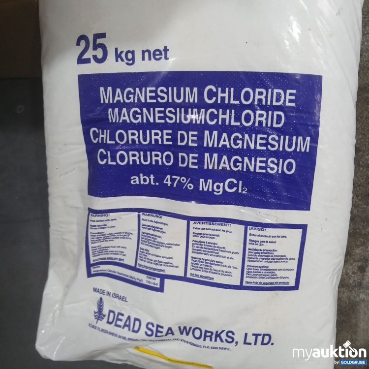 Artikel Nr. 989300 Artikel Nr. 989300: Dead Sea Works Magnesiumchlorid 25kg