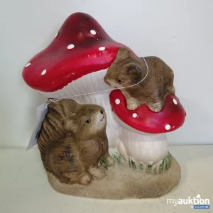 Auktion Terracotta Mushroom Deco