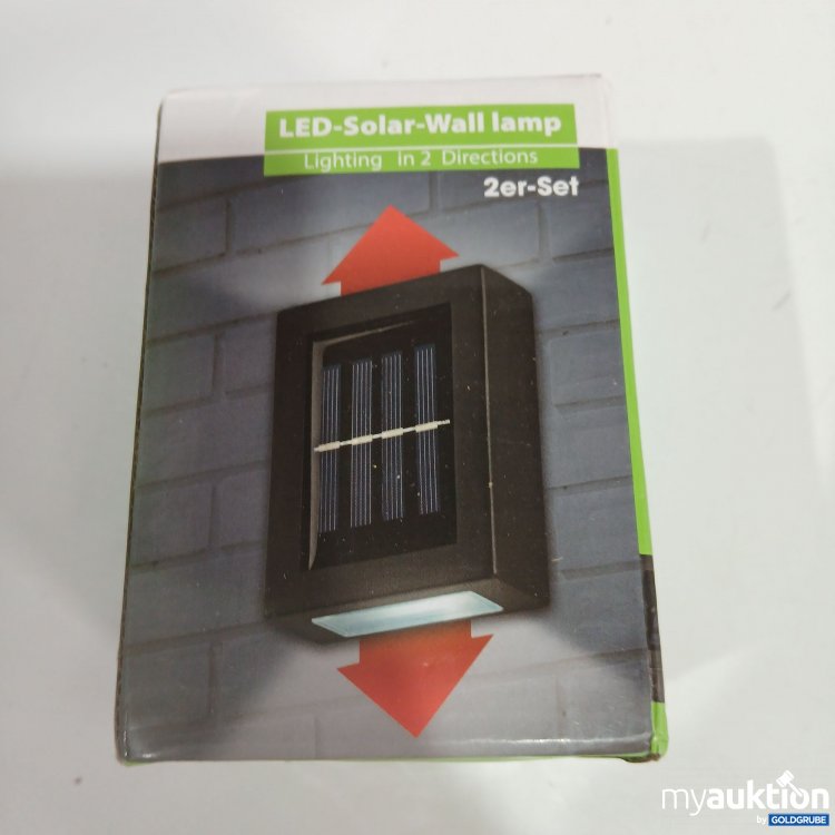 Artikel Nr. 818301 Artikel Nr. 818301: LED Solar Wall lamp 2er Set