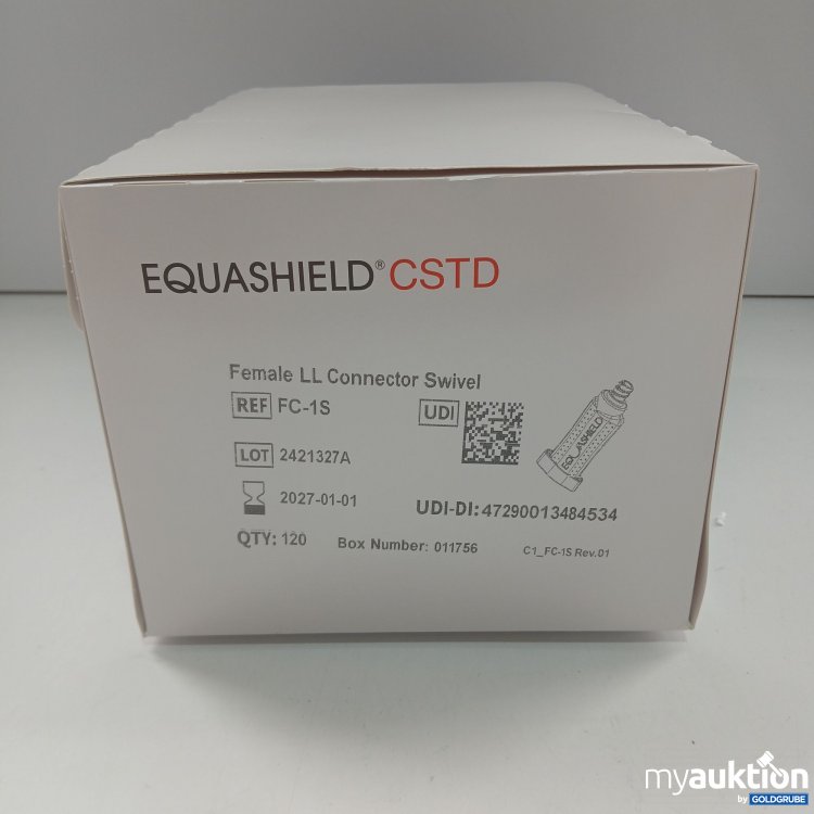 Artikel Nr. 865301: Equashield CSTD Female LL Connector Swivel ca.120 Stück 