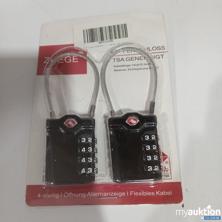 Artikel Nr. 893301: Zhege Kofferschloss 2x
